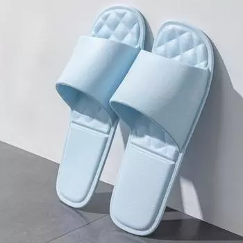 Новые модные повседневные переносные нескользящие тапочки 36 светло-синий