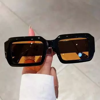 Новые модные прямоугольные солнцезащитные очки для женщин и мужчин, солнцезащитные очки в оправе из поликарбоната, оттенки UV400, модные очки для вождения, классические очки A
