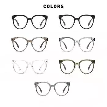 Новые модные ретро-очки с защитой от Blu-ray TR, модные плоские зеркальные очки в простой оправе для очков, женская оправа для близорукости