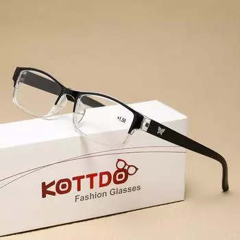 Новые модные ретро-очки высокого качества для мужчин и женщин, очки для чтения, деловые, офисные, простые, классические, квадратные, анти-синие очки +2.0 чёрный