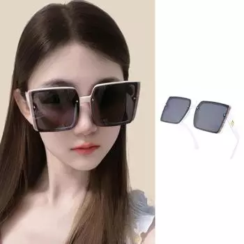 Новые модные ретро-солнцезащитные очки для мужчин и женщин, солнцезащитные очки для отдыха на открытом воздухе и поляризованные очки UV400 чёрный