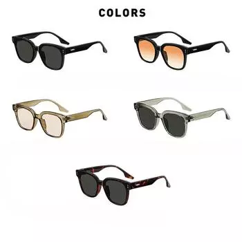 Новые модные ретро солнцезащитные очки для мужчин онлайн-знаменитости с квадратными солнцезащитными очками в большой оправе, декоративное зеркало, женский дорожный козырек.