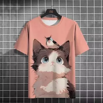 Новые модные рождественские футболки Мужские и женские футболки с короткими рукавами Повседневные футболки с изображением Санта-Клауса Футболки с 3D-принтом S