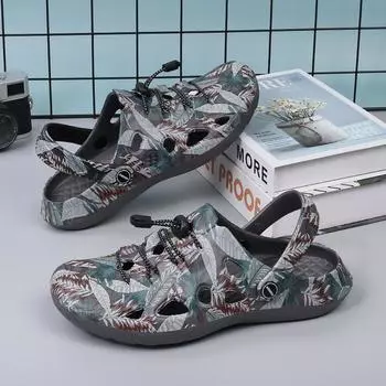 Новые модные сандалии из ЭВА, сверхлегкие уличные удобные мужские сандалии на платформе, летние супермягкие дизайнерские тапочки Sandalias Hombre 40