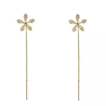 Новые модные серьги для женщин в корейском стиле, длинные серьги в стиле «Темперамент»