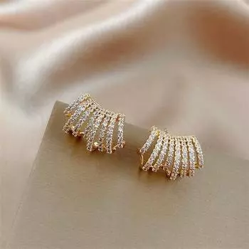 Новые модные серьги-гвоздики для женщин, девушки, подарочные украшения оптом