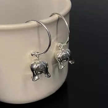 Новые модные серьги с искусственным жемчугом и орхидеей C-образной формы для женщин