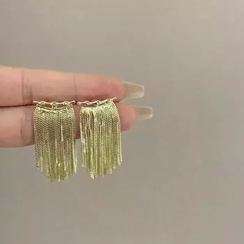 Новые модные серьги с кисточками и бамбуковым узлом, изысканные персонализированные серьги для женщин
