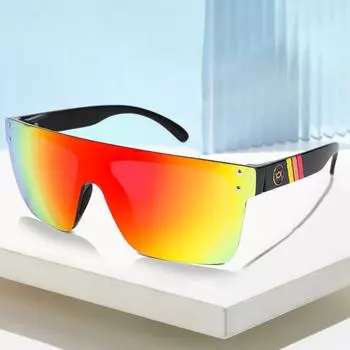 Новые модные солнцезащитные очки True Film с интегрированной защитой UV400 для мужчин и женщин, для серфинга и рыбалки, очки для водителей красный