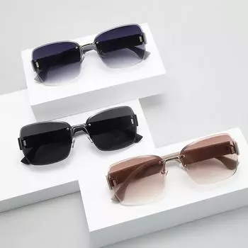 Новые модные солнцезащитные очки в большой оправе с буквой D, уличные солнцезащитные очки, индивидуальные уличные солнцезащитные очки знаменитостей в Интернете UV400