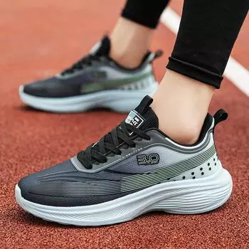 Новые модные спортивные повседневные туфли мужские легкие уличные модные туфли студенческие дышащие нескользящие кроссовки 39