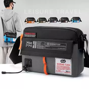 Новые модные сумки-оксфорды, мужские сумки на плечо, мужские водонепроницаемые сумки-мессенджеры через плечо для мужчин, сумки для инструментов чёрный