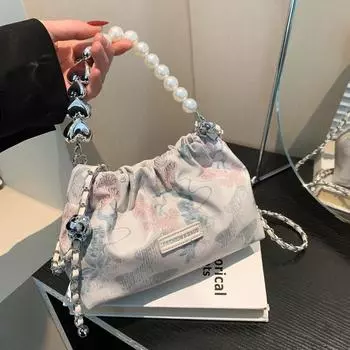 Новые модные сумки-тоуты большой вместимости для женщин с вышитым цветочным принтом, сумки через плечо для женщин, повседневные роскошные сумки для поездок на работу