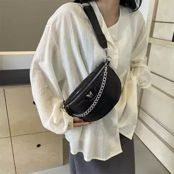 Новые модные сумки женские модные женские сумки на молнии с цепочкой через плечо женские однотонные мягкие простые сумки через плечо для поездок на работу