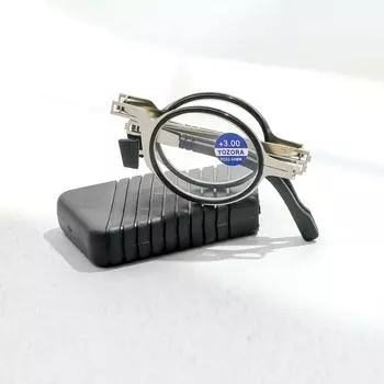 Новые модные сверхлегкие складные очки для чтения для мужчин и женщин, портативные очки с защитой от синего света и усталости +1