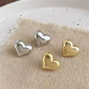 Новые модные темпераментные серьги-гвоздики для женщин и девушек, подарочные украшения оптом золотой