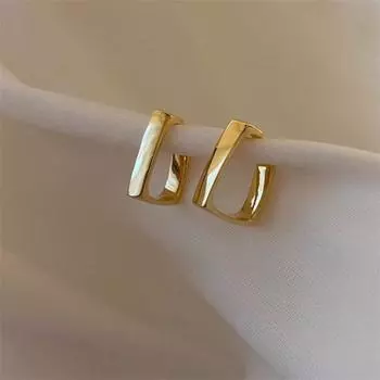 Новые модные U-образные серьги-гвоздики для женщин, подвески, ювелирные изделия Brincos, подарок на Рождество для девочек