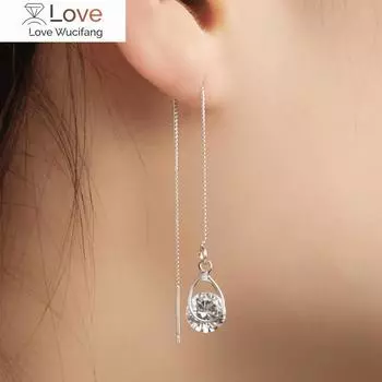 Новые модные ювелирные изделия с кристаллами, длинные висячие серьги с кисточками и стразами Oorbellen Brincos, серьги для женщин, свадебные серьги золотой