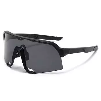 Новые модные ветрозащитные очки для верховой езды с большой оправой, интегрированная защита от ультрафиолета, спортивные солнцезащитные очки