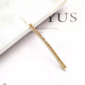 Новые модные заколки для волос с разноцветными кристаллами для женщин и девочек, заколки-невидимки, аксессуары, зажим для волос, шпилька, головной убор, заколка-автомат