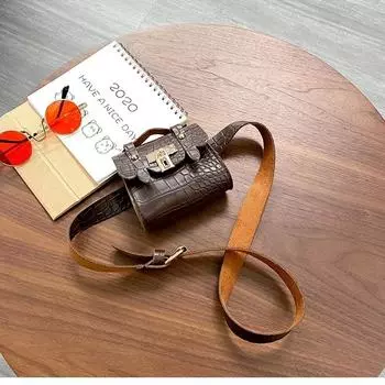 Новые модные женские аксессуары Мини-сумка на пояс из крокодиловой кожи с карманом для помады Маленькая модная универсальная сумка на пояс 90cm