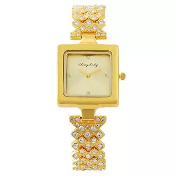 Новые модные женские часы с бриллиантами, женские часы, кварцевые часы, часы-браслет, женские часы золотой