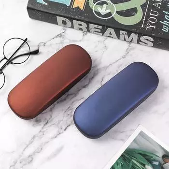 Новые модные женские и детские кожаные очки, жесткий защитный чехол для очков для чтения, портативный чехол для солнцезащитных очков