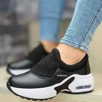 Новые модные женские кроссовки, обувь на платформе, женские кроссовки, женская прогулочная обувь, женская повседневная обувь, женская вулканизированная обувь 35 розовый