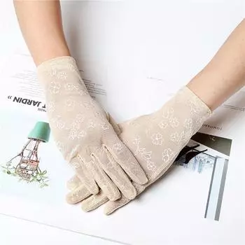 Новые модные женские кружевные вечерние сексуальные перчатки с полным пальцем, солнцезащитные перчатки для девочек, варежки, перчатки, свадебное платье, аксессуар для вождения, подарок