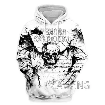 Новые модные женские/мужские 3D-принты Avenged Sevenfold Rock Hoodies Hooded Sweatshirts Harajuku Hoodie Sweatshirts Tops H03 S