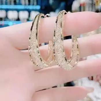 Новые модные женские серьги-клипсы Prism, микро-инкрустированные независимые серьги A2