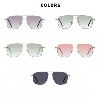 Новые модные женские солнцезащитные очки, трендовые солнцезащитные очки с градиентом Ocean, женские очки в коробке, металлический поляризатор