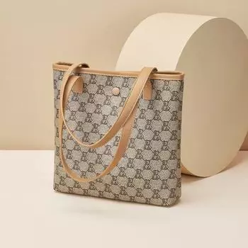 Новые модные женские сумки на ремне с буквенным принтом, высококачественные сумки большой вместимости, классические повседневные сумки-тоут для всех