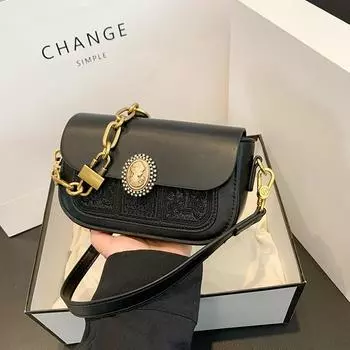 Новые модные женские сумки с цепочкой на плечевых ремнях, роскошные дизайнерские женские сумки из искусственной кожи через плечо, женские брендовые сумки через плечо