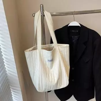 Новые модные женские сумки-тоут из нейлона с застежкой-молнией, однотонные, высокого качества, лаконичные женские сумки через плечо для поездок на работу бежевый