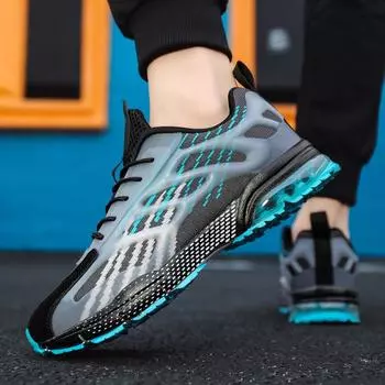 Новые молодежные кроссовки с воздушной подушкой, противоскользящие, сверхлегкие, для студентов, с сетчатой поверхностью, дышащие, спортивные кроссовки 39