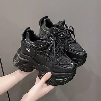 Новые мягкие, эстетичные и стильные 10 см нишевые повседневные ультралегкие и устойчивые к грязи женские туфли с увеличенной высотой внутри 34 белый