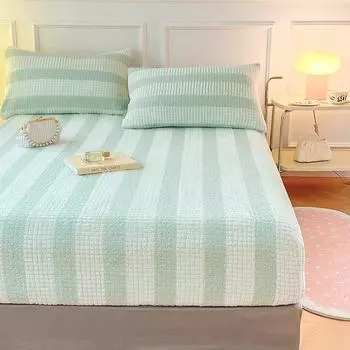 Новые мягкие и гладкие простыни из шерсти кролика Тедди, удобные плюшевые наматрасники для купания и отдыха, покрывала 120*200cm