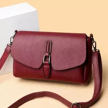 Новые мягкие кожаные сумки через плечо для женщин, роскошные сумки, женские сумки, дизайнерская женская повседневная сумка через плечо