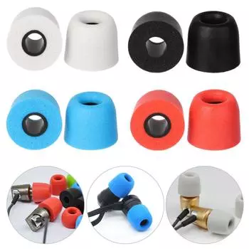 Новые мягкие шумоизолирующие вкладыши T100 T200 T300 T400 сменные вкладыши с эффектом памяти black-1 Pair-T100 S