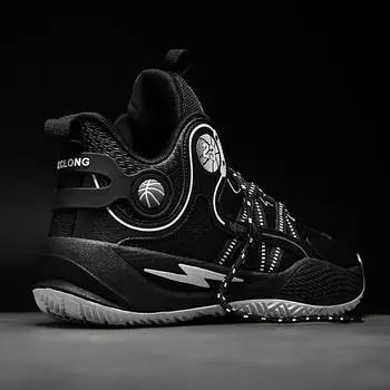 Новые мягкие высокие мужские кроссовки 2025 года, нескользящие, весенние и летние, дышащие, баскетбольные спортивные кроссовки с мягкой подошвой, фактические боевые 35 белый