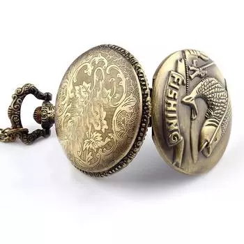 Новые мужские аксессуары карманные часы кварцевые римский стиль ретро классический циферблат часы карп стимпанк