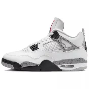 Новые мужские баскетбольные кроссовки Jordan Air Jordan 4 Retro White Cement FV5029-100 42.5