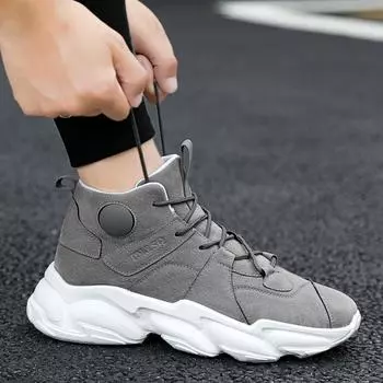 Новые мужские ботинки кожаные водонепроницаемые ботинки на шнуровке мужские ботильоны легкие туфли для мужчин кроссовки осень зима повседневные 39 чёрный