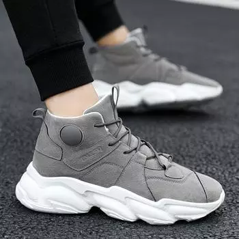 Новые мужские ботинки кожаные водонепроницаемые ботинки на шнуровке мужские ботильоны легкие туфли для мужчин кроссовки осень зима повседневные 39 чёрный