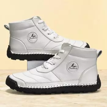 Новые мужские ботинки ручной работы на шнуровке из спилковой кожи, мужские ботинки, большие размеры 39-48, повседневные кроссовки для мужчин, мужские ботинки Hombres 39 чёрный