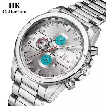 Новые мужские часы IIK, крутые часы с циферблатом для спортивных автомобилей