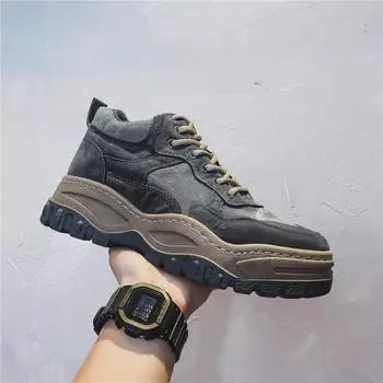 Новые мужские черные туфли в сеточку в стиле пэчворк, дышащие, удобные, спортивные туфли, низкие, на шнуровке, мужские ботинки, кроссовки Tenis Masculino 39 бежевый