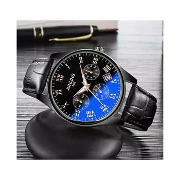 Новые мужские деловые часы Three Eyes кварцевые спортивные мужские наручные часы из нержавеющей стали для мужчин роскошные светящиеся часы повседневные модные календарные часы розового золота