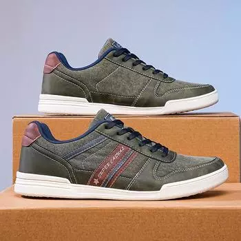 Новые мужские деловые повседневные туфли, модные дышащие туфли, нескользящие легкие прогулочные туфли 39-48 39 зелёный